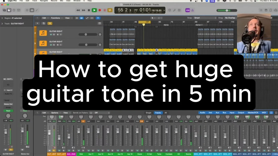 Achieving huge guitar tone with amp sims