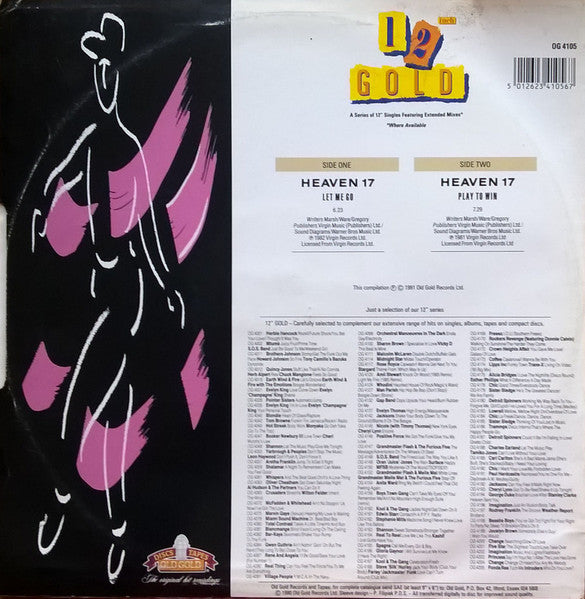 Heaven 17 : Let Me Go / Play To Win (12", RE)
