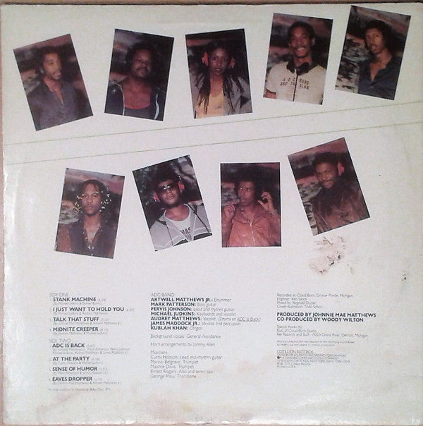 ADC Band : Talk That Stuff (LP, Album)