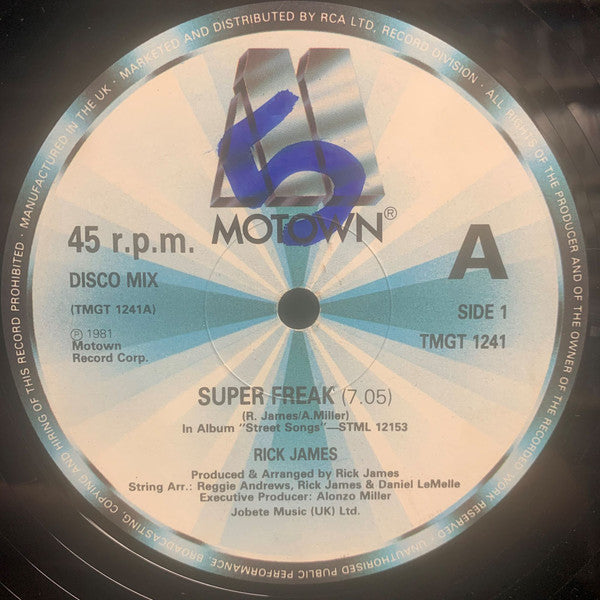 Rick James : Super Freak (12")