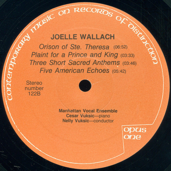 Frank Martin (3) / Joelle Wallach : Poèmes De La Morte / Choral Works (LP)