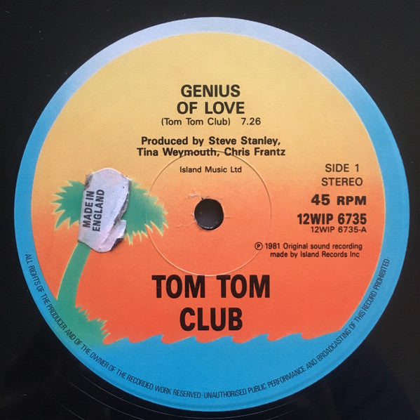 Tom Tom Club / Mr. Yellow : Genius Of Love / Yella (12")