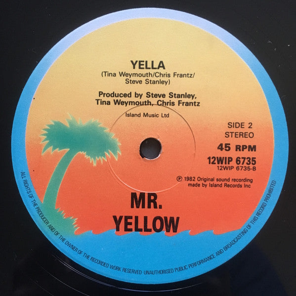 Tom Tom Club / Mr. Yellow : Genius Of Love / Yella (12")