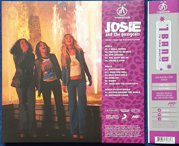 Josie And The Pussycats : Josie And The Pussycats - Music From The Motion Picture (LP, 180 + 7", Whi + Album, RE, RM)