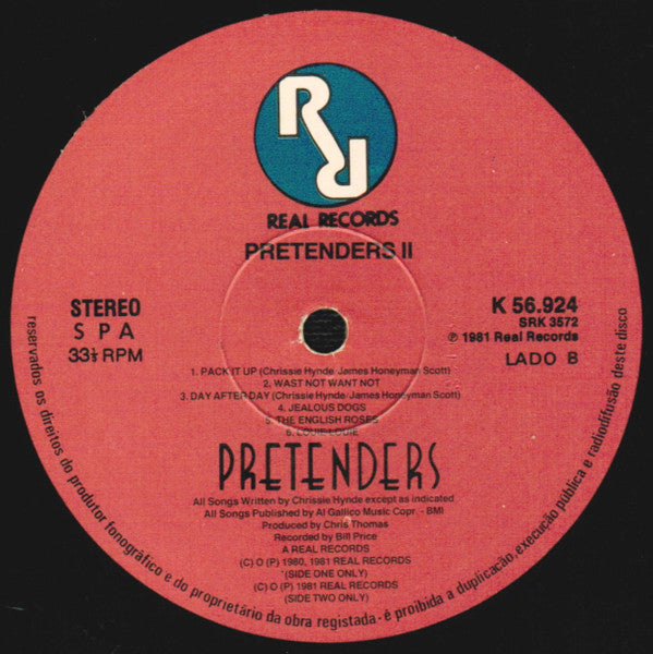 Pretenders* : Pretenders II (LP, Album)