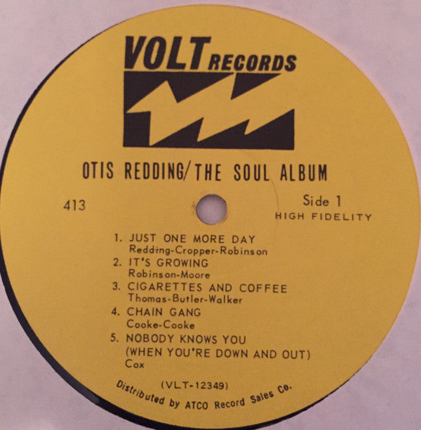 Otis Redding : The Soul Album (LP, Album, Mono, Pre)