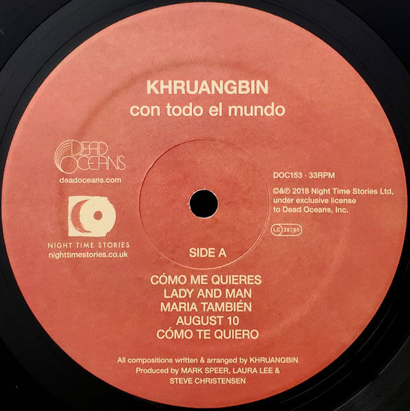 Khruangbin : Con Todo El Mundo (LP, Album)