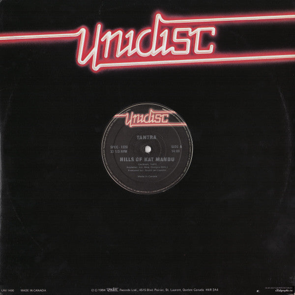 Tantra (2) / Various : Hills Of Kat Mandu / 40 Minutes Of Hot Platers (12", P/Mixed, Bla)