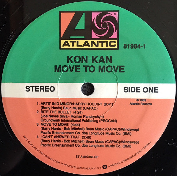 Kon Kan : Move To Move (LP, Album)