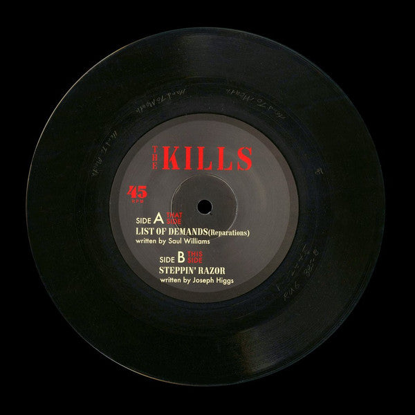 The Kills : List Of Demands (Reparations) (7", Single, Ltd)
