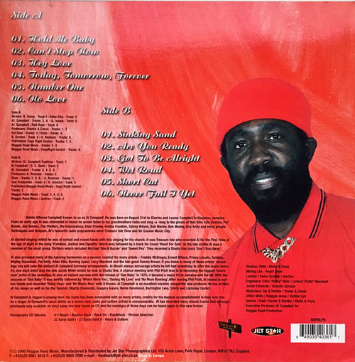 Al Campbell : Today, Tomorrow, Forever (LP)
