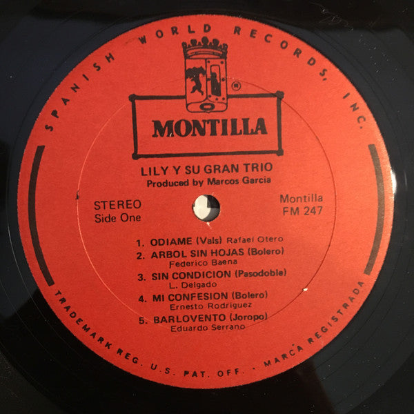 Lily Y Su Gran Trio : Odiame (LP)