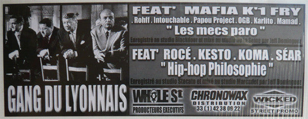 Gang Du Lyonnais : Les Mecs Paro / Hip-Hop Philosophie (12", Maxi)