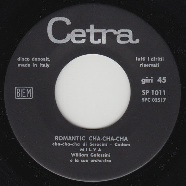 Milva : Tango Della Gelosia / Romantic Cha Cha Cha (7", RE)