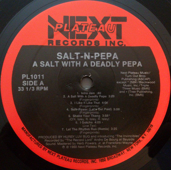 Salt 'N' Pepa : A Salt With A Deadly Pepa (LP, Album, SRC)