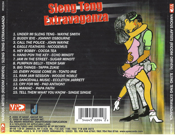 Various : Sleng Teng Extravaganza: 1985 Master Mega Hits (CD, Comp)
