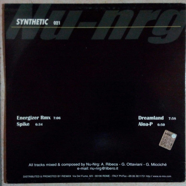 Nu-nrg* : Energizer Rmx (12")