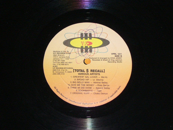 Various : Total Recall 5 (LP, Comp)
