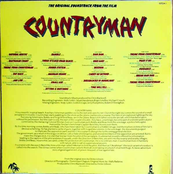 Various : The Original Soundtrack From "Countryman" (2xLP, Comp, RE)