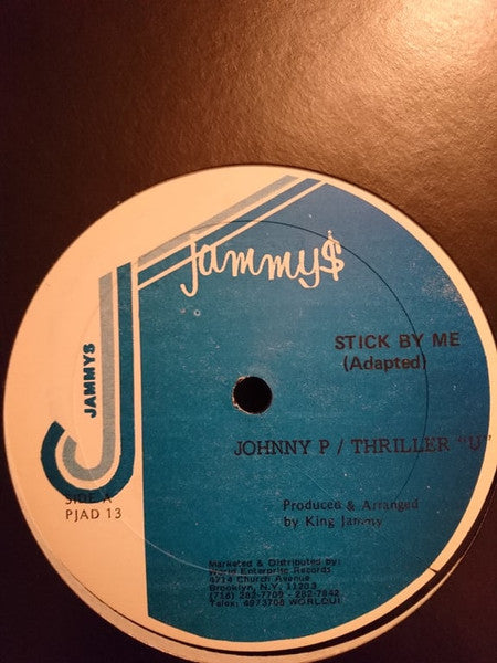 Johnny P, Thriller U / Tiger : Stick By Me / Boom Bastic (12", Maxi)