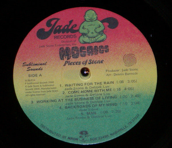 Jade Stone & Luv : Mosaics Pieces Of Stone (LP, Album, RE)