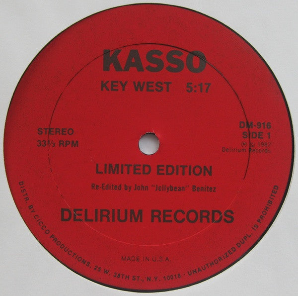 Kasso : Key West (12", Ltd)