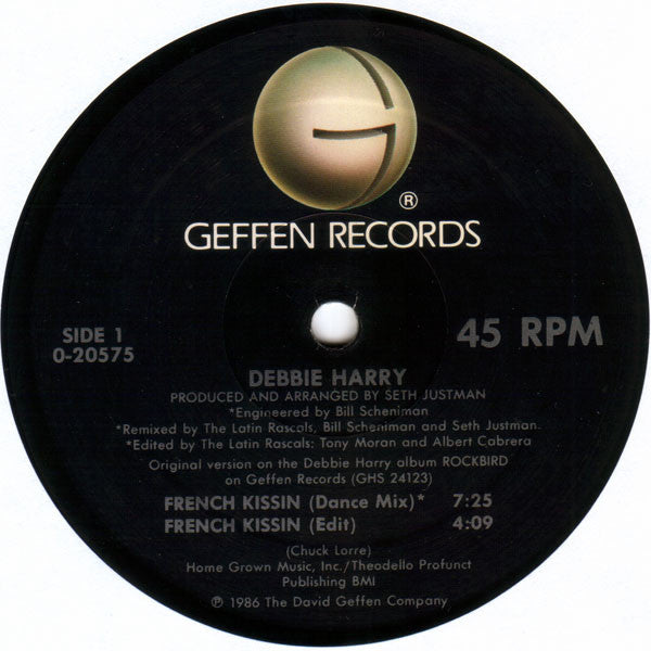 Deborah Harry : French Kissin (12", Maxi, All)