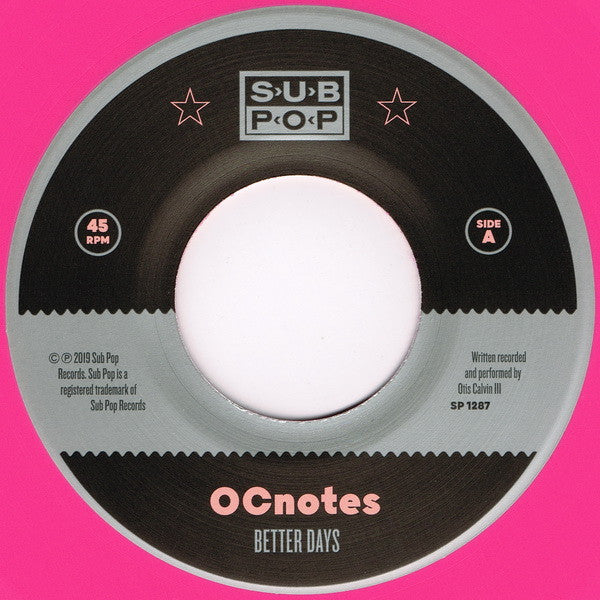 OCnotes : Better Days b/w You Don't Shampoo Your Hair (7", Single, Club, Ltd, Pin)