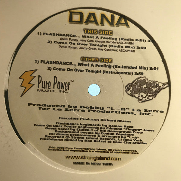 Dana (14) : Flashdance...What A Feeling (12", Maxi)