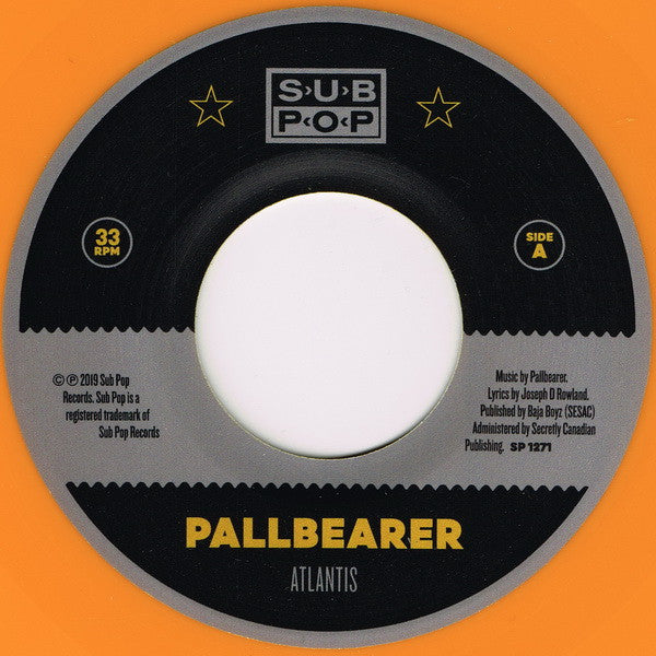 Pallbearer : Atlantis b/w Thorns (Live) (7", Single, Club, Ltd, Ora)