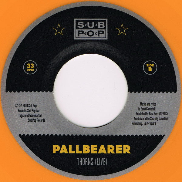 Pallbearer : Atlantis b/w Thorns (Live) (7", Single, Club, Ltd, Ora)