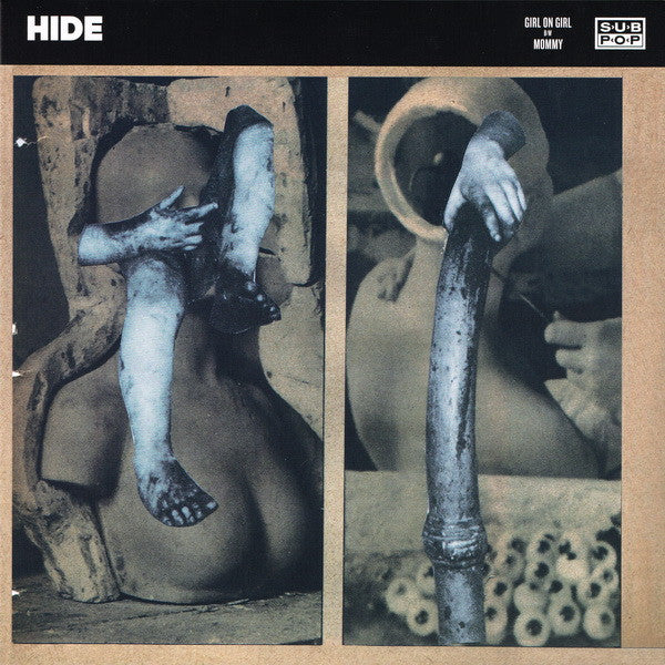 HIDE : Girl On Girl b/w Mommy (7", Single, Club, Ltd, Whi)
