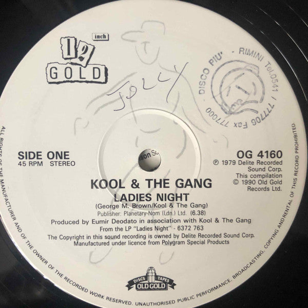 Kool & The Gang : Ladies Night / Get Down On It (12")