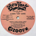 Stardom Groove Presents Lydia 'Lee' Love* : Don't Take Your Love (12", Single, RP)