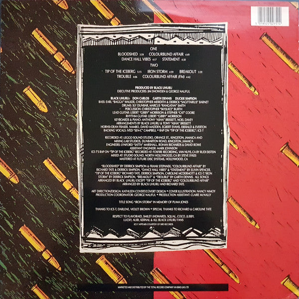 Black Uhuru : Iron Storm (LP)