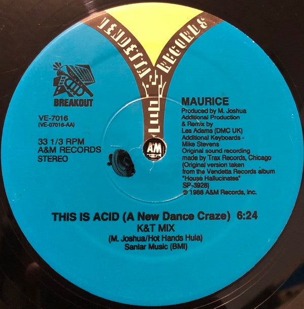 Maurice* : This Is Acid (A New Dance Craze) (12")