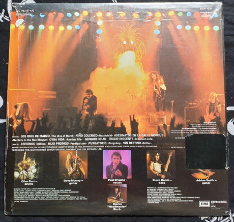 Iron Maiden : Killers = Asesinos (LP, Album)