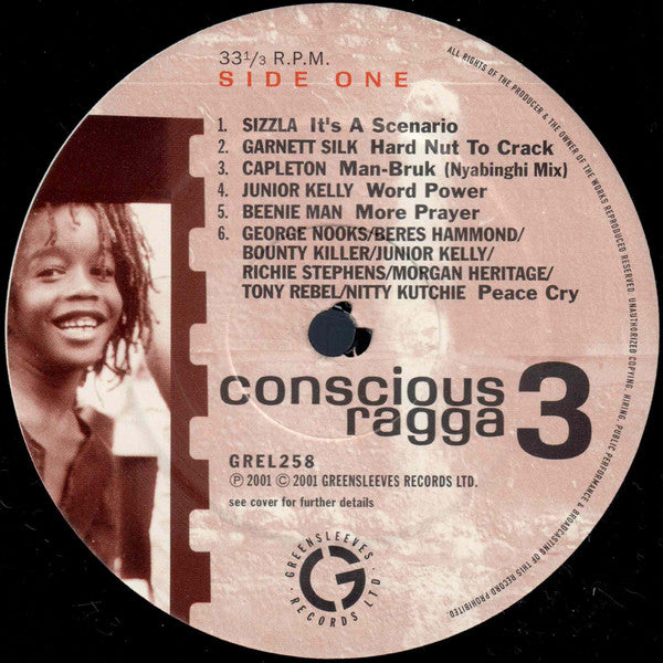 Various : Conscious Ragga 3 (LP, Comp)