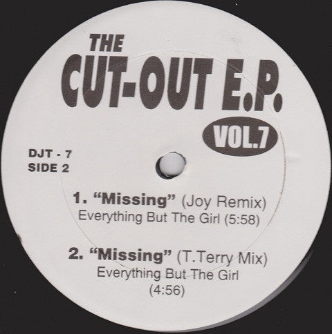Various : The Cut-Out E.P. Vol. 7 (12", Unofficial)