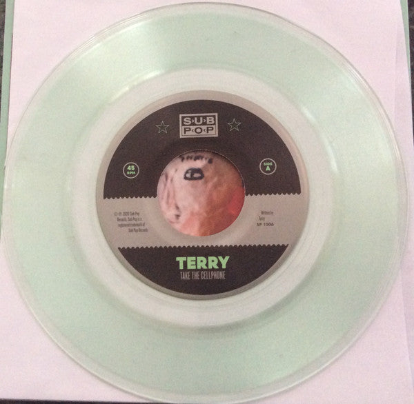 Terry (53) : Take The Cellphone b/w Debt And Deficit Disaster (7", Club, Tra)