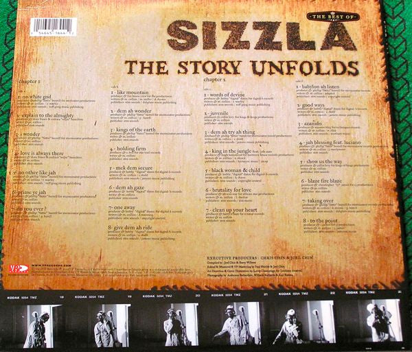 Sizzla : The Story Unfolds - The Best Of (2xLP, Comp)