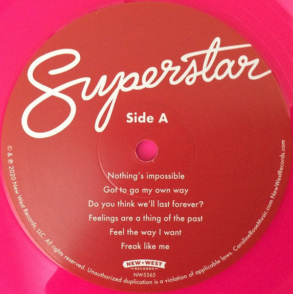 Caroline Rose : Superstar (LP, Album, Club, Pin)