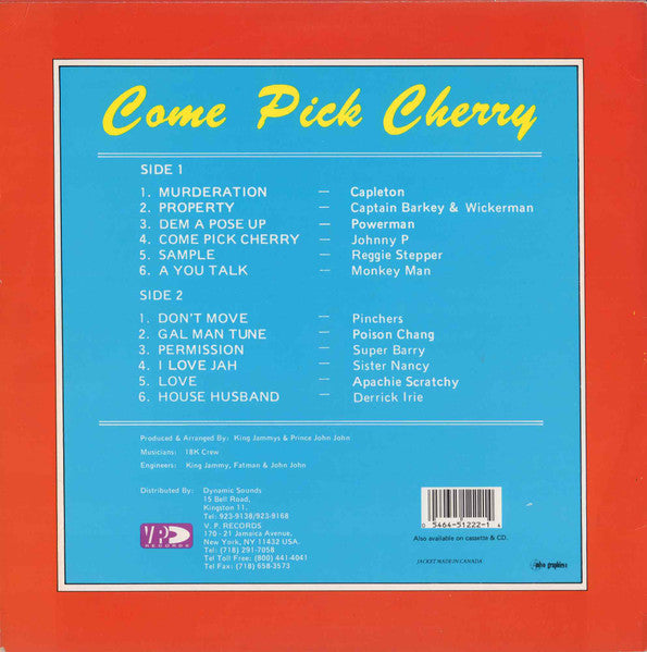 Various : Come Pick Cherry (LP, Comp)