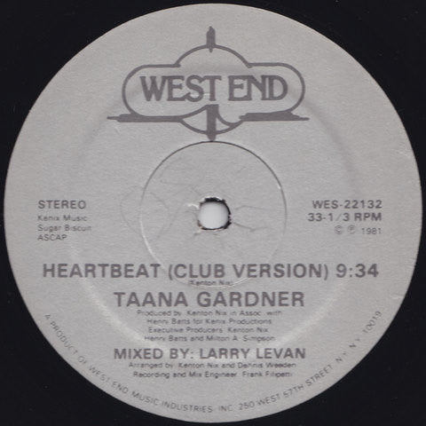 Taana Gardner : Heartbeat (12")