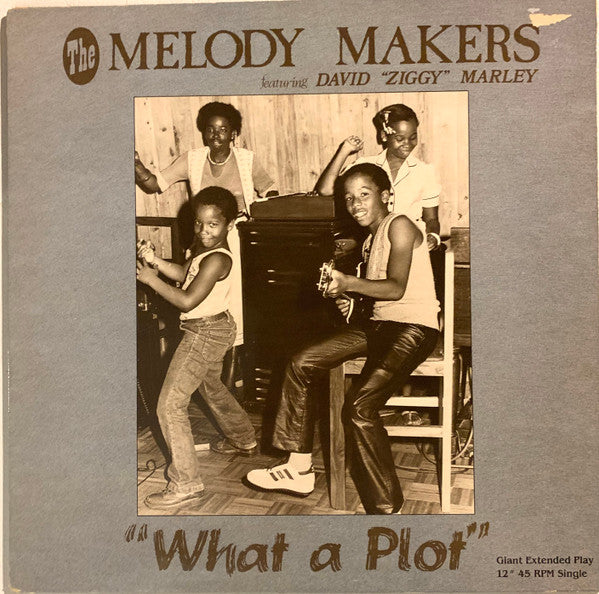 The Melody Makers Featuring David "Ziggy" Marley* : What A Plot / Children Playing In The Street (12", Maxi)
