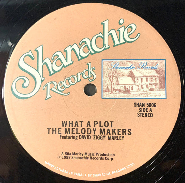 The Melody Makers Featuring David "Ziggy" Marley* : What A Plot / Children Playing In The Street (12", Maxi)