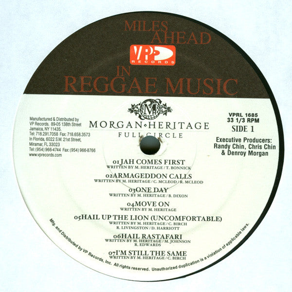 Morgan Heritage : Full Circle (LP, Album)