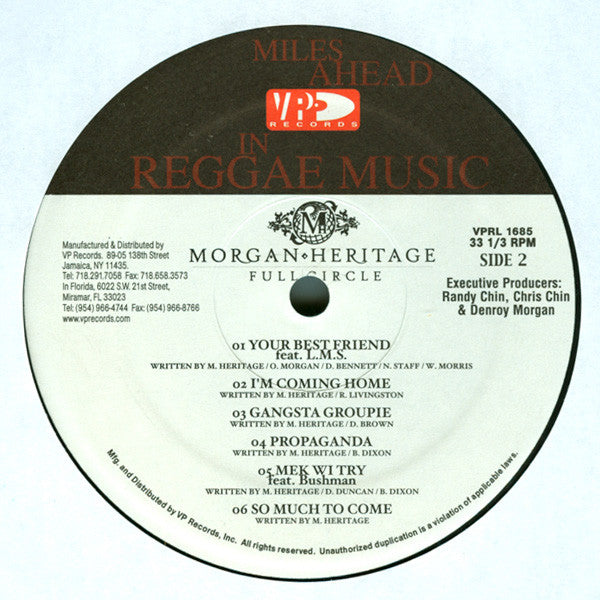 Morgan Heritage : Full Circle (LP, Album)