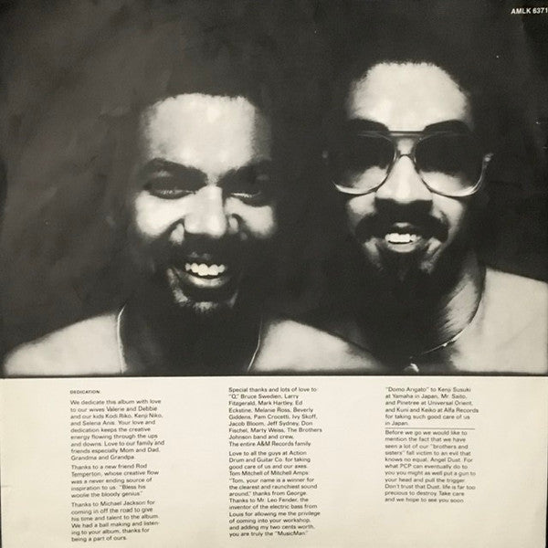 The Brothers Johnson* : Light Up The Night (LP, Album)