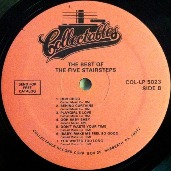 The Five Stairsteps* : The Best Of The Five Stairsteps (LP, Comp)